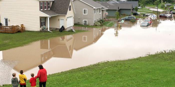 Residential flooding in 2007